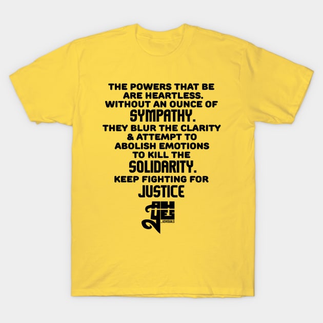 Solidarity (Donating All Proceeds) T-Shirt by speciezasvisuals